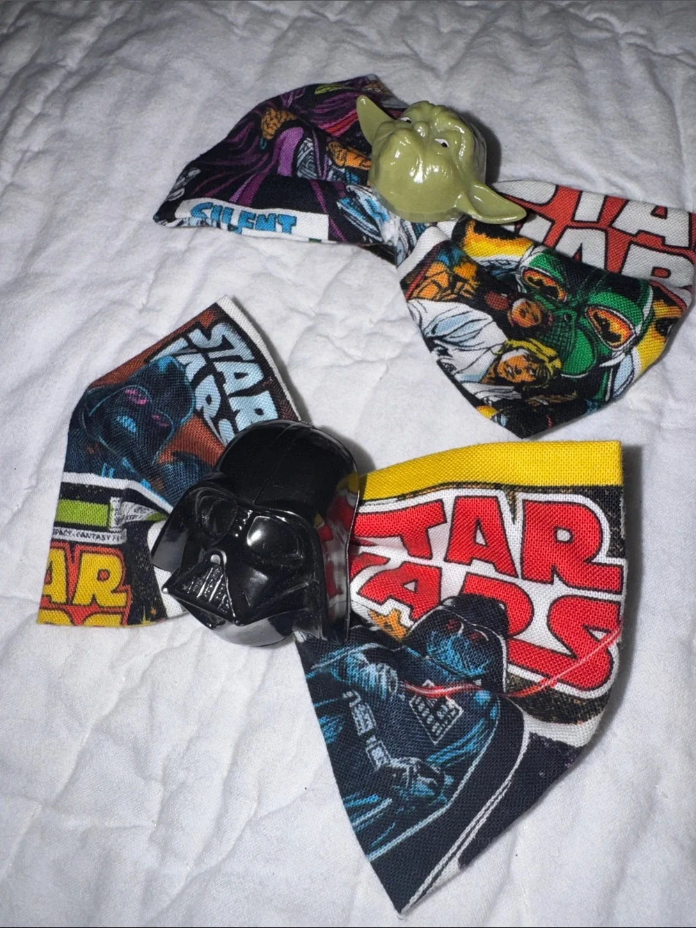 Star Wars Character Bow Hair Clips - Yoda & Darth Vader